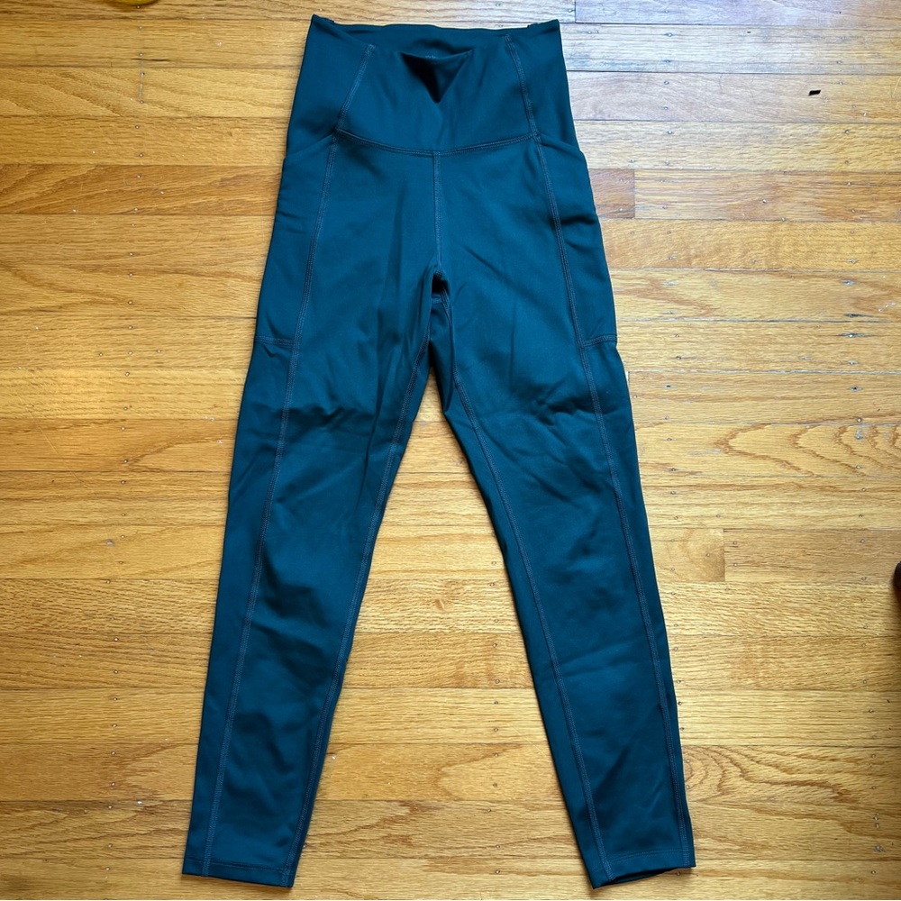 Girlfriend Collective Deep Teal Leggings